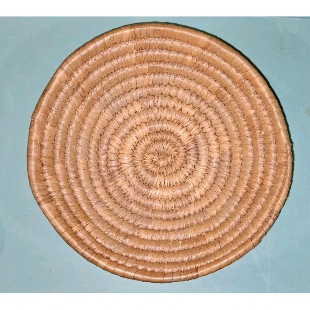 Sweet Grass Basket Artisan Handmade Not Gullah Pristine 10.5
